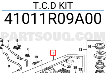 Honda 41011R09A00 T.C.D KIT