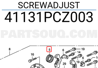 Honda 41131PCZ003 SCREWADJUST