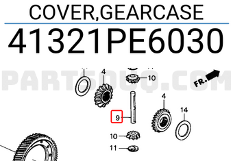Honda 41321PE6030 COVER,GEARCASE