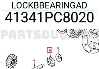 Honda 41341PC8020 LOCKBBEARINGAD