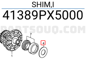 Honda 41389PX5000 SHIM,I