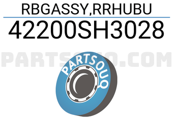 Honda 42200SH3028 RBGASSY,RRHUBU
