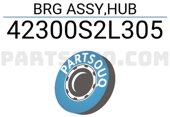 Honda 42300S2L305 BRG ASSY,HUB