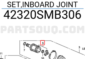 Honda 42320SMB306 SET,INBOARD JOINT