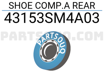 Honda 43153SM4A03 SHOE COMP.A REAR