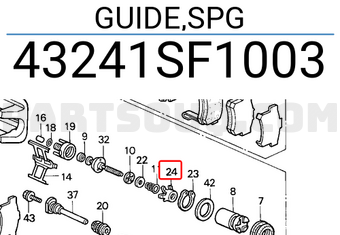 Honda 43241SF1003 GUIDE,SPG