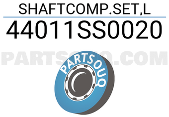 Honda 44011SS0020 SHAFTCOMP.SET,L