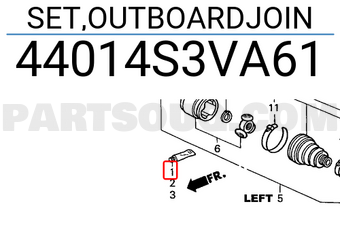 Honda 44014S3VA61 SET,OUTBOARDJOIN