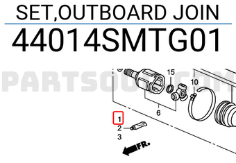 Honda 44014SMTG01 SET,OUTBOARD JOIN