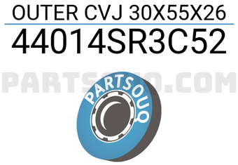Honda 44014SR3C52 OUTER CVJ 30X55X26
