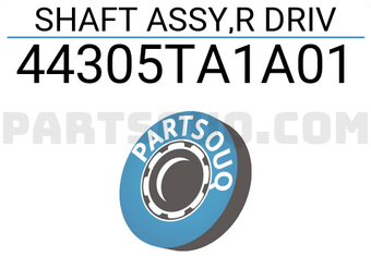 Honda 44305TA1A01 SHAFT ASSY,R DRIV