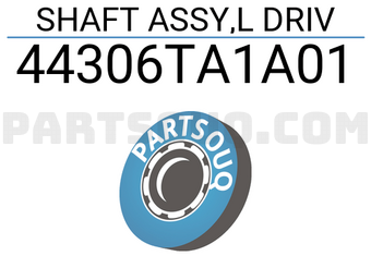 Honda 44306TA1A01 SHAFT ASSY,L DRIV
