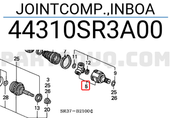 Honda 44310SR3A00 JOINTCOMP.,INBOA