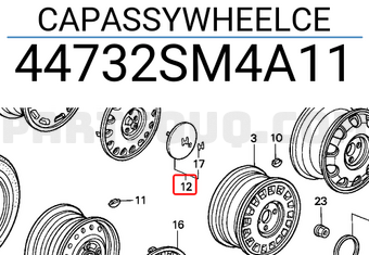 Honda 44732SM4A11 CAPASSYWHEELCE