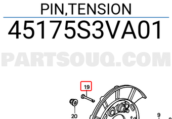 Honda 45175S3VA01 PIN,TENSION