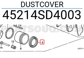 Honda 45214SD4003 DUSTCOVER