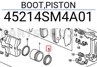 Honda 45214SM4A01 BOOT,PISTON
