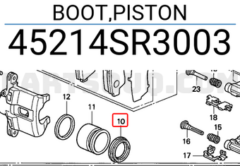 Honda 45214SR3003 BOOT,PISTON