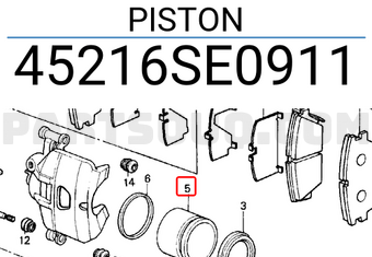 Honda 45216SE0911 PISTON