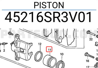 Honda 45216SR3V01 PISTON