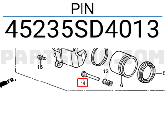 Honda 45235SD4013 PIN