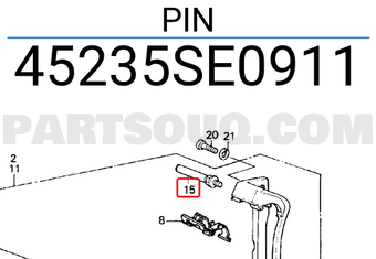 Honda 45235SE0911 PIN