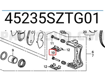 Honda 45235SZTG01 