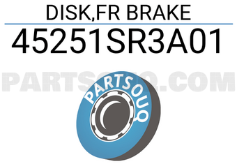 Honda 45251SR3A01 DISK,FR BRAKE