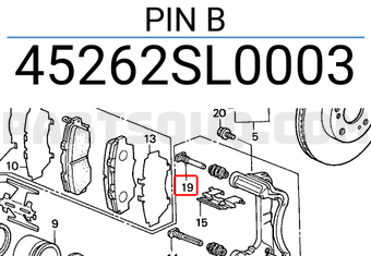 Honda 45262SL0003 PIN B