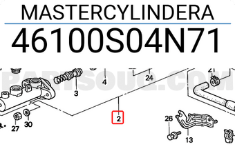 Honda 46100S04N71 MASTERCYLINDERA