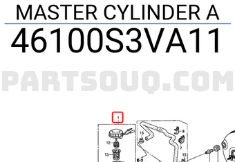 Honda 46100S3VA11 MASTER CYLINDER A