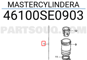 Honda 46100SE0903 MASTERCYLINDERA