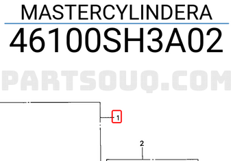 Honda 46100SH3A02 MASTERCYLINDERA