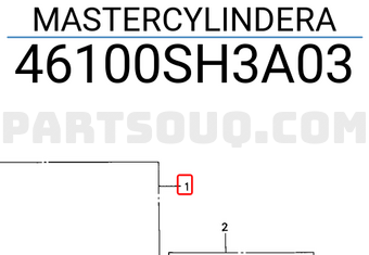 Honda 46100SH3A03 MASTERCYLINDERA