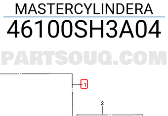 Honda 46100SH3A04 MASTERCYLINDERA
