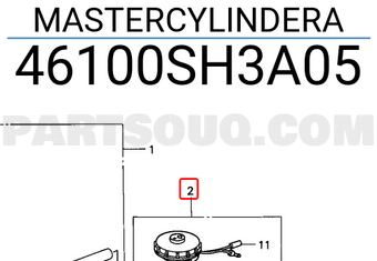 Honda 46100SH3A05 MASTERCYLINDERA