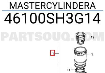 Honda 46100SH3G14 MASTERCYLINDERA