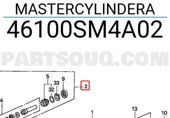 Honda 46100SM4A02 MASTERCYLINDERA
