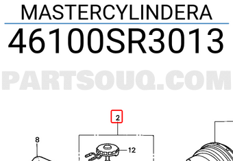 Honda 46100SR3013 MASTERCYLINDERA