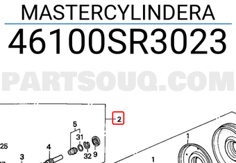 Honda 46100SR3023 MASTERCYLINDERA