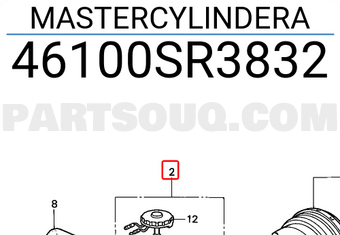 Honda 46100SR3832 MASTERCYLINDERA