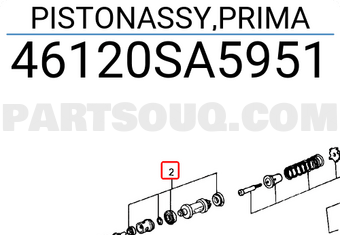 Honda 46120SA5951 PISTONASSY,PRIMA