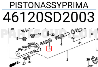 Honda 46120SD2003 PISTONASSYPRIMA