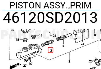 Honda 46120SD2013 PISTON ASSY.,PRIM
