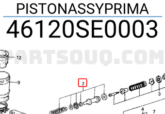 Honda 46120SE0003 PISTONASSYPRIMA