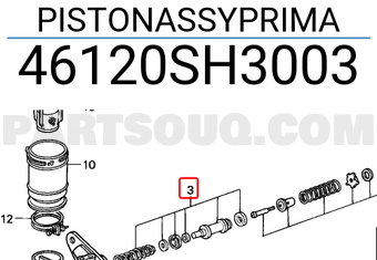 Honda 46120SH3003 PISTONASSYPRIMA