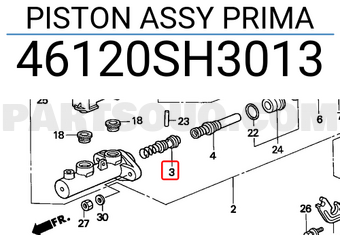 Honda 46120SH3013 PISTON ASSY PRIMA
