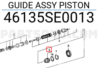 Honda 46135SE0013 GUIDE ASSY PISTON