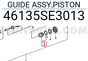 Honda 46135SE3013 GUIDE ASSY,PISTON
