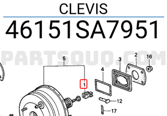 Honda 46151SA7951 CLEVIS